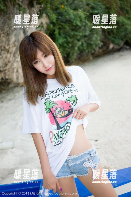 MiStar魅妍社 - 在线追踪：黄歆苑和她的网袜，让我想起了小时候的秋千，摇摇欲坠的样子...
