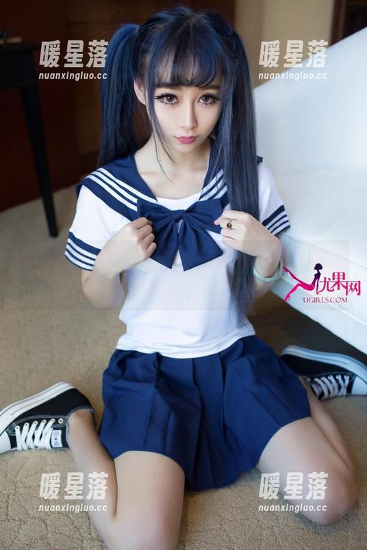 UGirls尤果网-景思晴 UGirls尤果网 - 在景思晴的JK写真里,穿越到梦中的校园